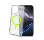 GELSKINMAG - Cover morbida trasparente in TPU, compatibile con la tecnologia Magsafe, anello magnetico color Giallo per Apple iPhone 16 Pro Max [IPHONE 16 CASES]