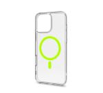 GELSKINMAG - Cover morbida trasparente in TPU, compatibile con la tecnologia Magsafe, anello magnetico color Giallo per Apple iPhone 16 Pro Max [IPHONE 16 CASES]