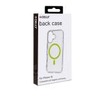 GELSKINMAG - Cover morbida trasparente in TPU, compatibile con la tecnologia Magsafe, anello magnetico color Giallo per Apple iPhone 16 [IPHONE 16 CASES]