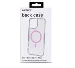 GELSKINMAG - Cover morbida trasparente in TPU, compatibile con la tecnologia Magsafe, anello magnetico color Rosa per Apple iPhone 16 Pro Max [IPHONE 16 CASES]