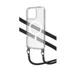 FREEDOMMAG1115 - Cover trasparente compatibile con la tecnologia Magsafe, laccio da collo incluso con ganci in metallo removibili compatibile con Apple iPhone 16 Pro Max