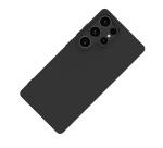 CROMO - Cover in morbido TPU con finitura soft touch colore nero compatibile con Samsung Galaxy S25 Ultra 5G/ Galaxy S25 Ultra 5G Enterprise Edition