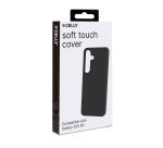 CROMO - Cover in morbido TPU con finitura soft touch colore nero compatibile con Samsung Galaxy S25 5G/ Galaxy S25 5G Enterprise Edition
