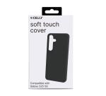 CROMO - Cover in morbido TPU con finitura soft touch colore nero compatibile con Samsung Galaxy S25 5G/ Galaxy S25 5G Enterprise Edition