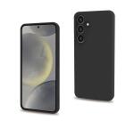 CROMO - Cover in morbido TPU con finitura soft touch colore nero compatibile con Samsung Galaxy S25 5G/ Galaxy S25 5G Enterprise Edition