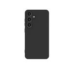 CROMO - Cover in morbido TPU con finitura soft touch colore nero compatibile con Samsung Galaxy S25 5G/ Galaxy S25 5G Enterprise Edition