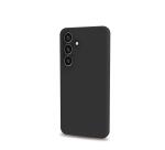 CROMO - Cover in morbido TPU con finitura soft touch colore nero compatibile con Samsung Galaxy S25 5G/ Galaxy S25 5G Enterprise Edition