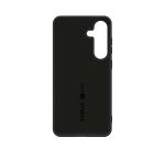 CROMO - Cover in morbido TPU con finitura soft touch colore nero compatibile con Samsung Galaxy S25+ 5G