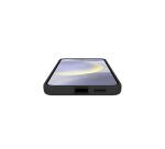 CROMO - Cover in morbido TPU con finitura soft touch colore nero compatibile con Samsung Galaxy S25+ 5G