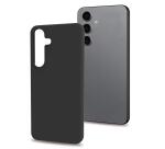 CROMO - Cover in morbido TPU con finitura soft touch colore nero compatibile con Samsung Galaxy S25+ 5G
