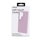 CROMO - Cover in morbido TPU con finitura soft touch colore rosa compatibile con Samsung Galaxy S25 Ultra 5G/ Galaxy S25 Ultra 5G Enterprise Edition