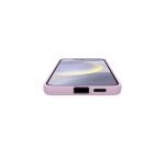 CROMO - Cover in morbido TPU con finitura soft touch colore rosa compatibile con Samsung Galaxy S25+ 5G