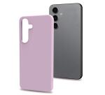 CROMO - Cover in morbido TPU con finitura soft touch colore rosa compatibile con Samsung Galaxy S25+ 5G
