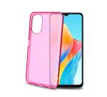GELSKIN - Cover morbida trasparente rosa in TPU compatibile con Oppo A18/ A38