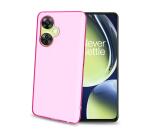 GELSKIN - Cover morbida trasparente rosa in TPU compatibile con Oneplus Nord CE 3 Lite