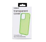GELSKIN - Cover morbida trasparente verde in TPU compatibile con Motorola E14/ G24/ G04/ G04s