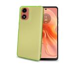 GELSKIN - Cover morbida trasparente verde in TPU compatibile con Motorola E14/ G24/ G04/ G04s