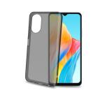 GELSKIN - Cover morbida trasparente nero in TPU compatibile con Oppo A18/ A38