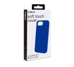CROMO - Cover in morbido TPU con finitura soft touch colore blu compatibile con Apple iPhone 16e/ iPhone 17e