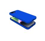 CROMO - Cover in morbido TPU con finitura soft touch colore blu compatibile con Apple iPhone 16e/ iPhone 17e