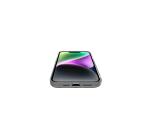 GELSKINMAG - Cover morbida trasparente in TPU, compatibile con la tecnologia Magsafe, anello magnetico color Bianco per Apple iPhone 14