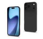 CROMO - Cover in morbido TPU con finitura soft touch colore nero compatibile con Apple iPhone 17 Pro Max [IPHONE 17 CASES]