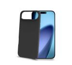 CROMO - Cover in morbido TPU con finitura soft touch colore nero compatibile con Apple iPhone Air [IPHONE 17 CASES]