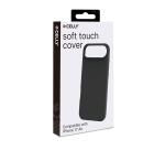 CROMO - Cover in morbido TPU con finitura soft touch colore nero compatibile con Apple iPhone Air [IPHONE 17 CASES]