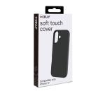 CROMO - Cover in morbido TPU con finitura soft touch colore nero compatibile con Apple iPhone 17 [IPHONE 17 CASES]