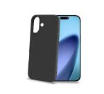 CROMO - Cover in morbido TPU con finitura soft touch colore nero compatibile con Apple iPhone 17 [IPHONE 17 CASES]