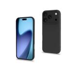 CROMO - Cover in morbido TPU con finitura soft touch colore nero compatibile con Apple iPhone 17 Pro [IPHONE 17 CASES]