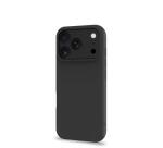 CROMO - Cover in morbido TPU con finitura soft touch colore nero compatibile con Apple iPhone 17 Pro [IPHONE 17 CASES]