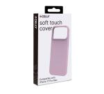 CROMO - Cover in morbido TPU con finitura soft touch colore rosa compatibile con Apple iPhone 17 Pro Max [IPHONE 17 CASES]