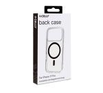 GELSKINMAG - Cover morbida trasparente in TPU, compatibile con la tecnologia Magsafe, anello magnetico color Nero per Apple iPhone 17 Pro [IPHONE 17 CASES]
