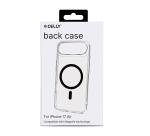 GELSKINMAG - Cover morbida trasparente in TPU, compatibile con la tecnologia Magsafe, anello magnetico color Nero per Apple iPhone Air [IPHONE 17 CASES]
