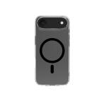 GELSKINMAG - Cover morbida trasparente in TPU, compatibile con la tecnologia Magsafe, anello magnetico color Nero per Apple iPhone Air [IPHONE 17 CASES]