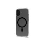 GELSKINMAG - Cover morbida trasparente in TPU, compatibile con la tecnologia Magsafe, anello magnetico color Nero per Apple iPhone 17 [IPHONE 17 CASES]