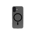 GELSKINMAG - Cover morbida trasparente in TPU, compatibile con la tecnologia Magsafe, anello magnetico color Nero per Apple iPhone 17 [IPHONE 17 CASES]