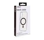 GELSKINMAG - Cover morbida trasparente in TPU, compatibile con la tecnologia Magsafe, anello magnetico color Nero per Apple iPhone 17 [IPHONE 17 CASES]