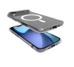 GELSKINMAG - Cover morbida trasparente in TPU, compatibile con la tecnologia Magsafe, anello magnetico color Bianco per Apple iPhone Air [IPHONE 17 CASES]