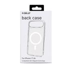 GELSKINMAG - Cover morbida trasparente in TPU, compatibile con la tecnologia Magsafe, anello magnetico color Bianco per Apple iPhone Air [IPHONE 17 CASES]