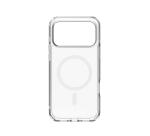 GELSKINMAG - Cover morbida trasparente in TPU, compatibile con la tecnologia Magsafe, anello magnetico color Bianco per Apple iPhone 17 Pro Max [IPHONE 17 CASES]