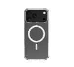 GELSKINMAG - Cover morbida trasparente in TPU, compatibile con la tecnologia Magsafe, anello magnetico color Bianco per Apple iPhone 17 Pro Max [IPHONE 17 CASES]