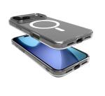 GELSKINMAG - Cover morbida trasparente in TPU, compatibile con la tecnologia Magsafe, anello magnetico color Bianco per Apple iPhone 17 Pro Max [IPHONE 17 CASES]