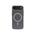 GELSKINMAG - Cover morbida trasparente in TPU, compatibile con la tecnologia Magsafe, anello magnetico color Viola per Apple iPhone Air [IPHONE 17 CASES]
