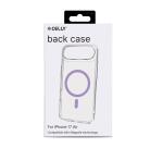 GELSKINMAG - Cover morbida trasparente in TPU, compatibile con la tecnologia Magsafe, anello magnetico color Viola per Apple iPhone Air [IPHONE 17 CASES]