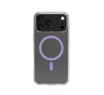 GELSKINMAG - Cover morbida trasparente in TPU, compatibile con la tecnologia Magsafe, anello magnetico color Viola per Apple iPhone 17 Pro Max [IPHONE 17 CASES]