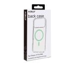 GELSKINMAG - Cover morbida trasparente in TPU, compatibile con la tecnologia Magsafe, anello magnetico color Verde per Apple iPhone 17 Pro Max [IPHONE 17 CASES]