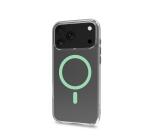 GELSKINMAG - Cover morbida trasparente in TPU, compatibile con la tecnologia Magsafe, anello magnetico color Verde per Apple iPhone 17 Pro Max [IPHONE 17 CASES]