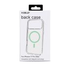 GELSKINMAG - Cover morbida trasparente in TPU, compatibile con la tecnologia Magsafe, anello magnetico color Verde per Apple iPhone 17 Pro Max [IPHONE 17 CASES]